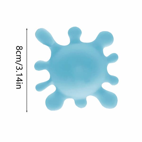 NY SPLOOT SPLAT, BLÅ FARVE VALGT, STRESSBOLD BEROLIGENDE, SENSORISK FIDGET Blue
