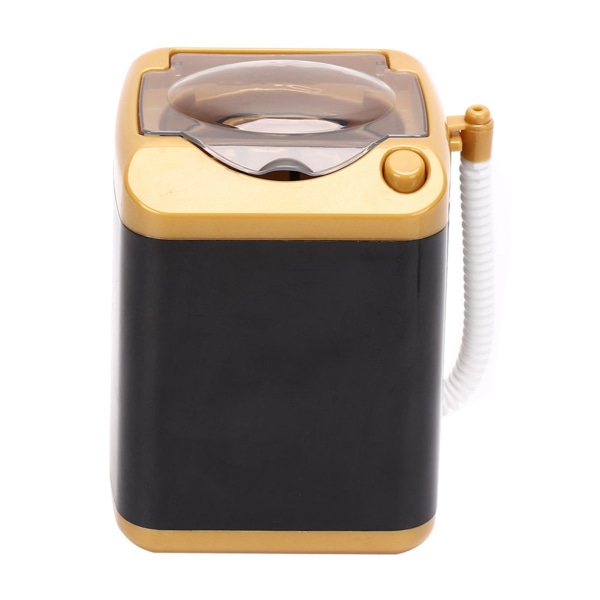 Elektrisk minitvättmaskin Rengöringsmaskin för kosmetiska verktyg Barn leksakspresent (guld)++/
