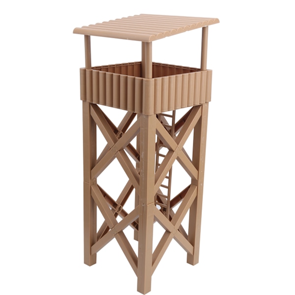 1/16 Vakttornmodell DIY-montering Utsiktsplattform Modellbyggstenar Barnleksak (47 delar)