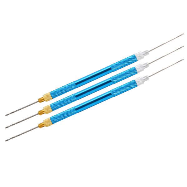 3-pack fiskebete-nålborr-kroksträngare multifunktionell aluminiumlegering