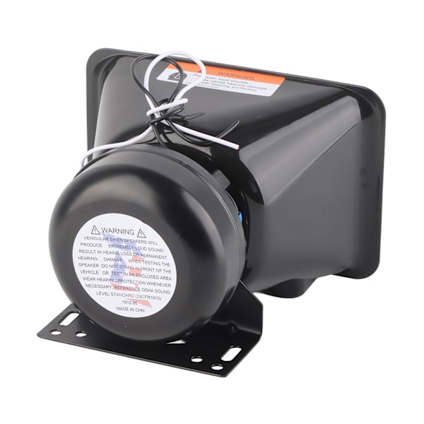 12V 200W Super Høy Universal Bilvarsling Horn Høyttaler Fungerer med Alarmsystem