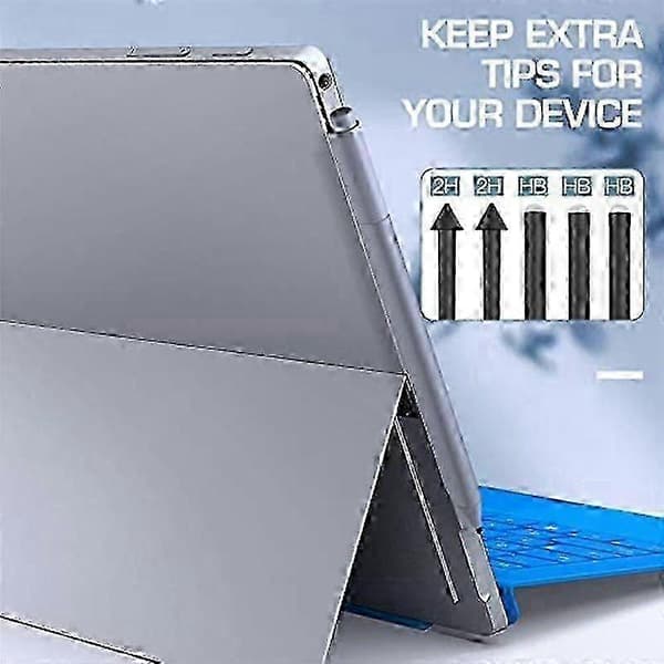 5-pack styluspennspetsar, 2H-ersättningskit kompatibel med Surface Pro 7/6/5/4, Book, Studio, Go
