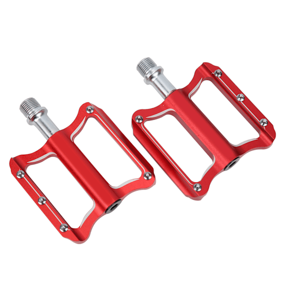 GUB GC020‑DU Lagere Pedaler Aluminiumlegerings Sykkel Vei Sykkel Pedaler Sykkel Adapterdeler Rød