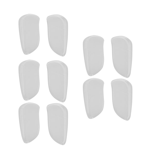 TIMH 5 paria sarja kengän kantapäätyynyn set ortoottiset geelisuojakupit O XType -jalkakorjain