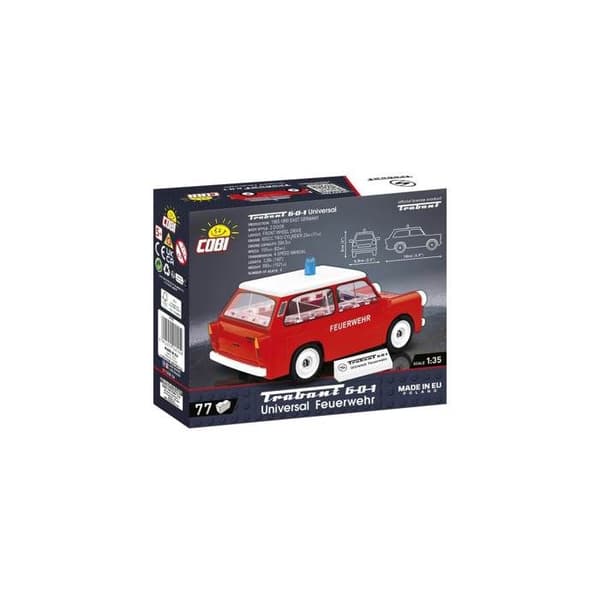 Lek og leker - COBI - Trabant 601 Universal - 77 komponenter - 1/35 - Blandet 6 år+
