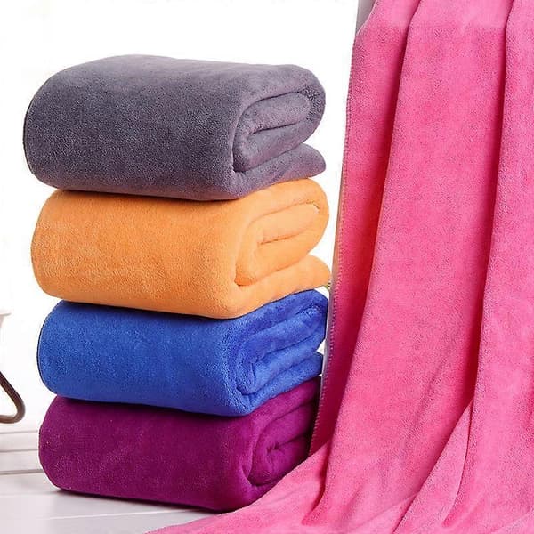 Sporthandduk i mikrofiber - 80x180 cm Vit