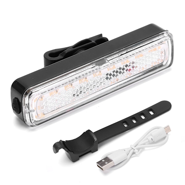 Sykkelbaklykt USB-oppladbar, holdbar, sykkelsikkerhetsbaklykt