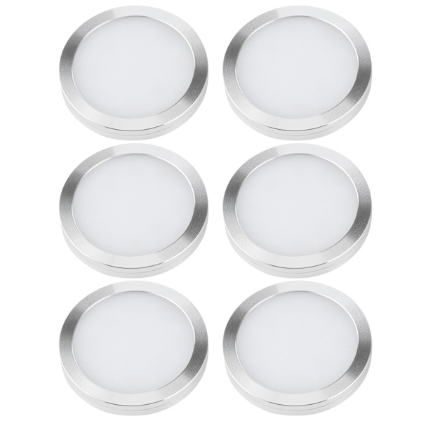 6 stk. indvendige LED spotlights 12V fjernbetjeningslamper til T4 T5 Campere Campingvogn Autocamper