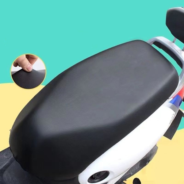 Motorcykel Sædedæksel PU Vandafvisende All Inclusive Universal Scooter Sædebestik