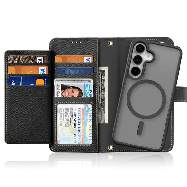 DUX DUCIS Galaxy S25 2-i-1 Magnetisk Etui La Series Sort_max