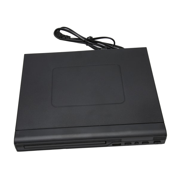 Mini HD DVD-spelare Inbyggd PAL NTSC USB 2.0-gränssnitt Fjärrkontroll Hem CD-spelare med RCA-kabel för TV 110‑240V EU-kontakt 0.0