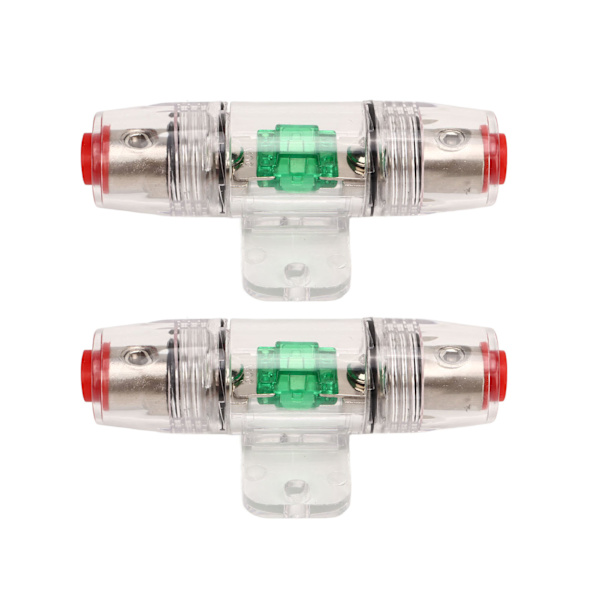 2 stk. DC12‑36V In Line ANL sikringsholder IP67 vandtæt bilstereo forstærker Batteri Sikring Power Block