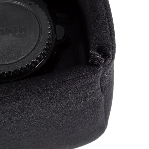 Vadderad Kameraväska: Stötsäker DSLR-Insats Skyddsfodral (Svart)