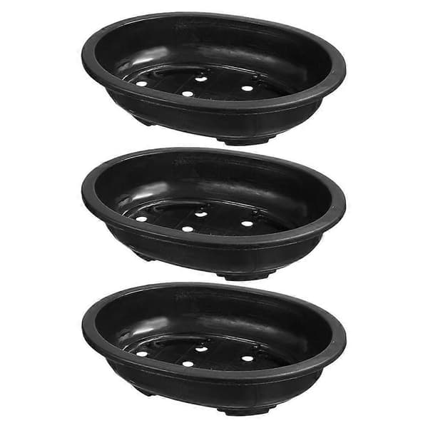 Oval bonsaikrukke for hagearbeid, 3 stk.