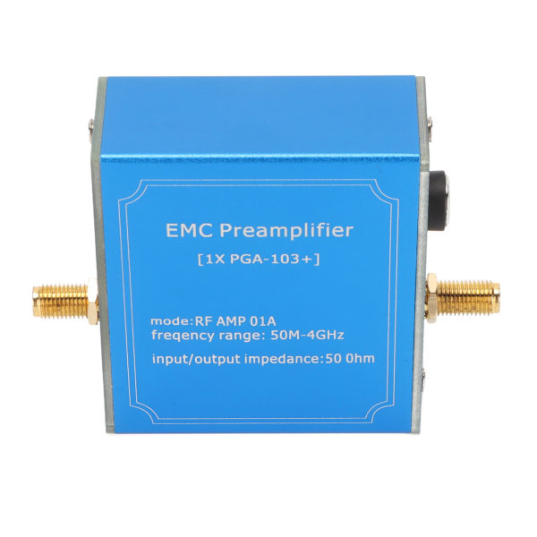 Lavstøjsforstærkermodul 50M‑4GHz Wideband Plug and Play DC 9‑15V High Gain LNA-modul til kommunikationssystem ++