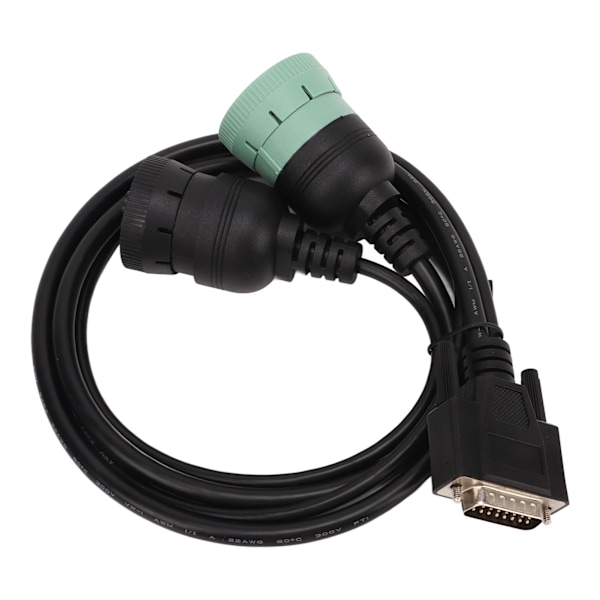 DB15 till 6P J1708 9p J1939 diagnostisk adapterkabel 402048 Plug and Play Hög flexibilitet för lastbil