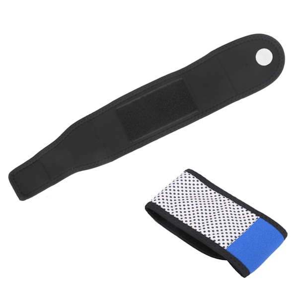 Självvärmande Magnet Handledsstöd - Vintervärme Sport Tourmalin Armband (Svart/Blå)