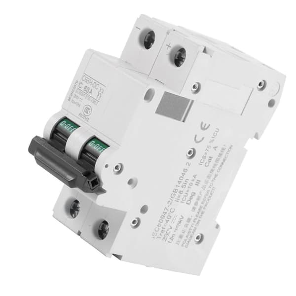 250V DC 2P Lavspændings Miniature Afbryder Solenergi Afbryder (63A)