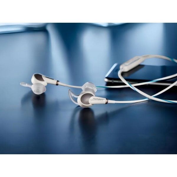 Bose QuietComfort 20 akustisk støjreducerende hovedtelefoner, Apple-enheder eller Android-enheder Sort Velegnet til Android velegnet til apple Vit