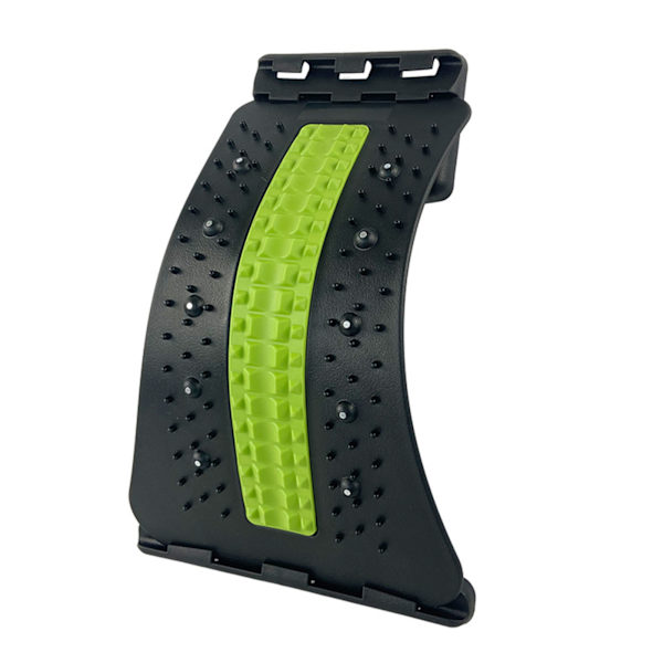Ryggmassagebräda Justerbar nivå Lumbar Back Cracker Bårbräda Spine Deck 4 Level Green and Black