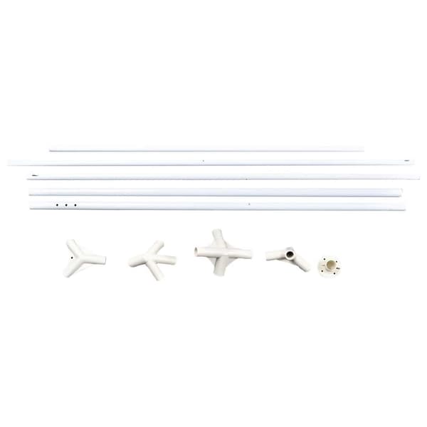 【BEMS】vidaXL Partytelt 4 vegger 3x4 m hvit Vit white