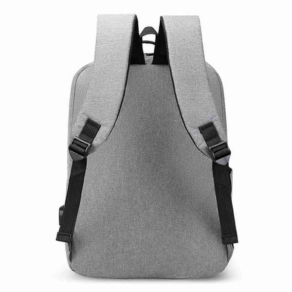 Herr Business Bag Set USB Högkapacitets Laptop Ryggsäck Dubbel Axelväska
