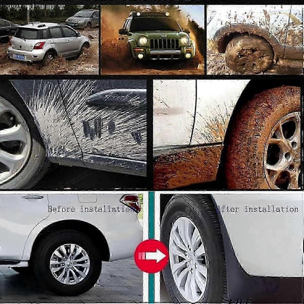 2022 S-Cross III 4-delte sprutskjermer med sprutbeskyttelse og skjermbeskyttelse