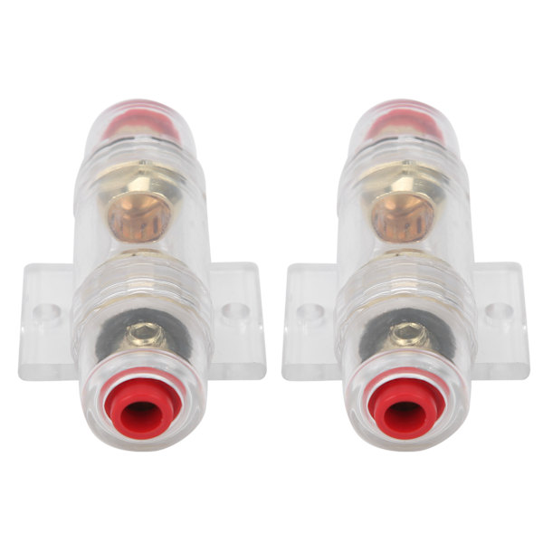 2 kpl Autostereo AGU sulakepesä W/60A 80A sulakkeet Sulakepesä 4 6 8 gauge johdolle 12‑24V