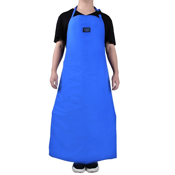 Turvallisuus CryO-esiliina Kryogeeninen erittäin matalan lämpötilan esiliina Typpi suojaava sininen (100 * 65,5 cm)