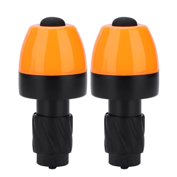 Cykelstyr-End LED Blinklys - Sikkerhedsadvarselslamper (1 Par)