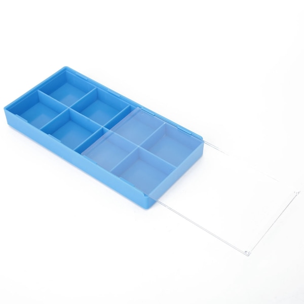 Plastic Urdele Opbevaringsboks Organizer Urmager Reparationsværktøj Opbevaringsbakke (8 gitter)/