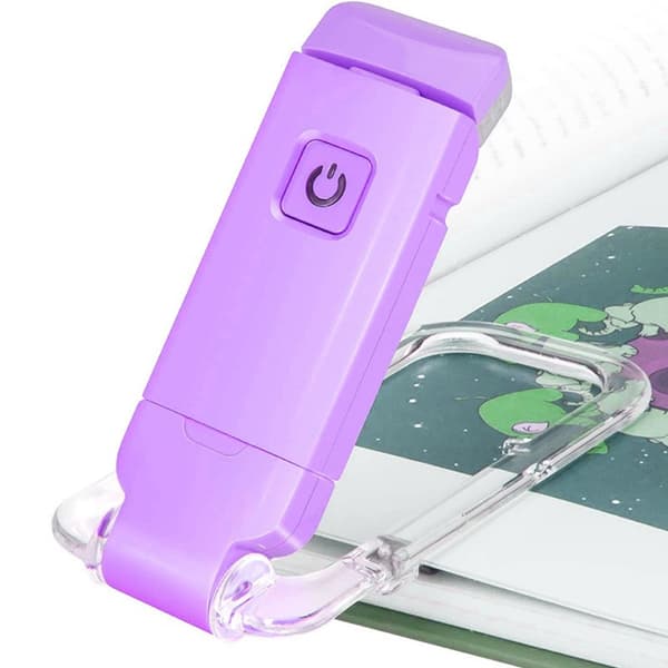 USB Mini Øjenvenlig Sammenfoldelig Bogklemme, Lilla[BEMS] Purple