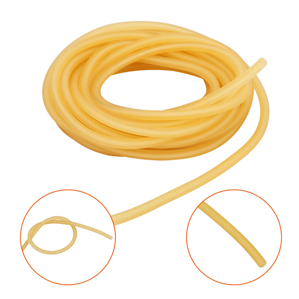 1 / 3 / 5M Naturlatex Slungor Elastisk Mjuk Slang Band för Jakt Skytte (3m)