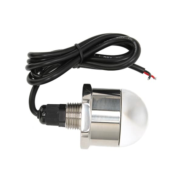 【BEMS】Drænprop LED-lys IP68 Vandtæt 1/2in NPT Undervandslys Universal Kompatibel med Yachtskib