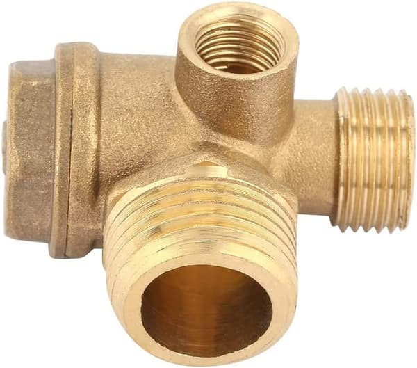 Treveis luftkompressor tilbakeslagsventil, direkte tilkobling luftkompressor tilbakeslagsventil, ventilåpning: 20mm 16mm 10mm