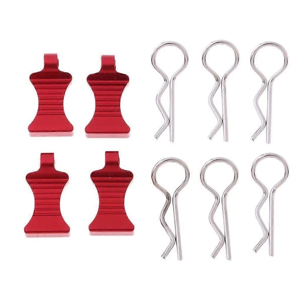 2x 6 dele karosseristifter tangkoblinger Kompatibel med 1/10 1/8 model