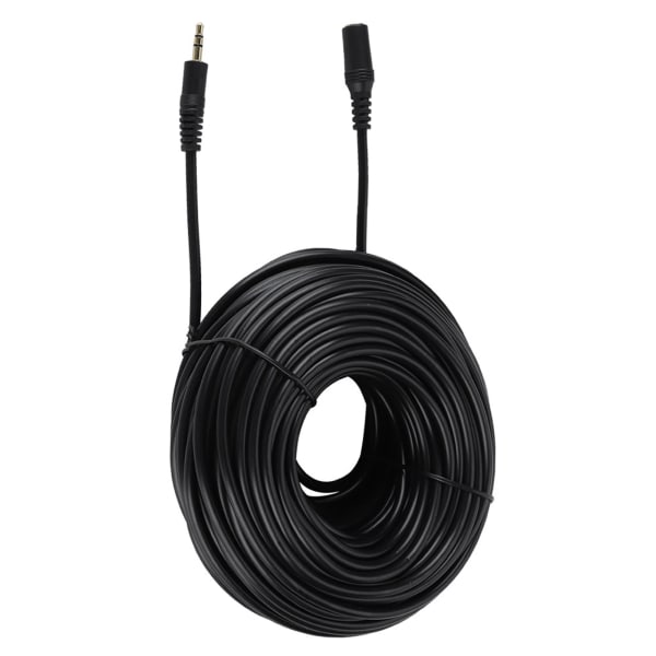 3,5 mm hann-til-kvinne lydforlengelseskabel Jack Aux-kabel for smarttelefonhodetelefoner Stereo 30m//+