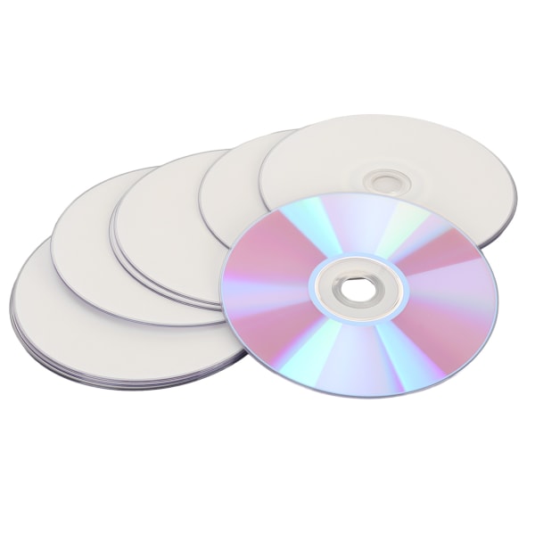 DVD R Blank Disc 4,7 GB 16X højhastigheds, robust PC Multi-Purpose optagelig mediedisk til musikvideobilleder 10 STK 0,0