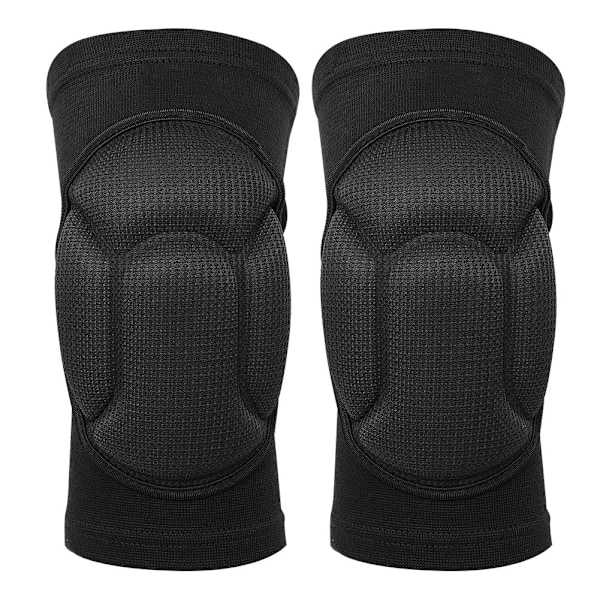 Tykke Svampe Knebeskytter Sport Putestøtte Erme Crashproof for Keeper Dansing (M, Svart)