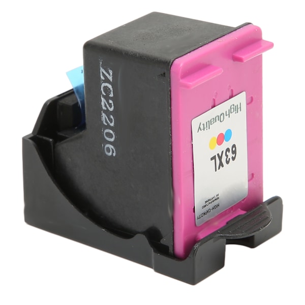 Tulostuspatruuna HP 4520 4512 4516 Officejet 4650 3830 5255 3831 Deskjet 3634 3639 -tulostimille, mustepatruunan vaihto H 63XLC värillinen