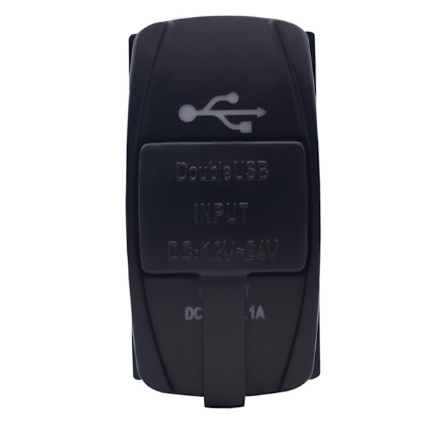 5V 3.1A Kaksois-USB Auton Moottoripyörän Laturi Pistorasia Adapteri Virtapistoke