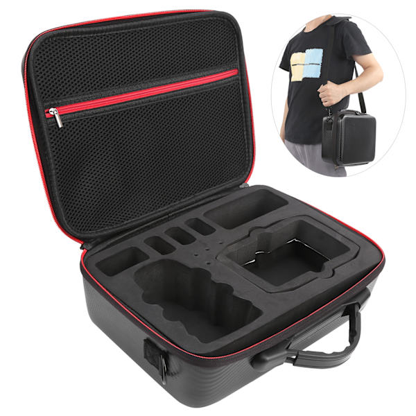 Bärbar förvaringsväska med stor kapacitet och axelrem för MAVIC MINI 2 DronePU-typ