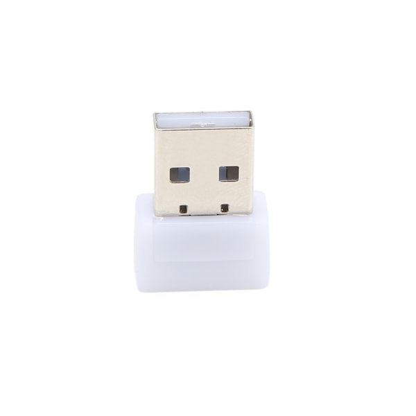 DC5V Mini USB LED-lys Fargerik Stemmestyrt Nattdekorasjonslampe for Bilinteriør Atmosfærisk Belysning