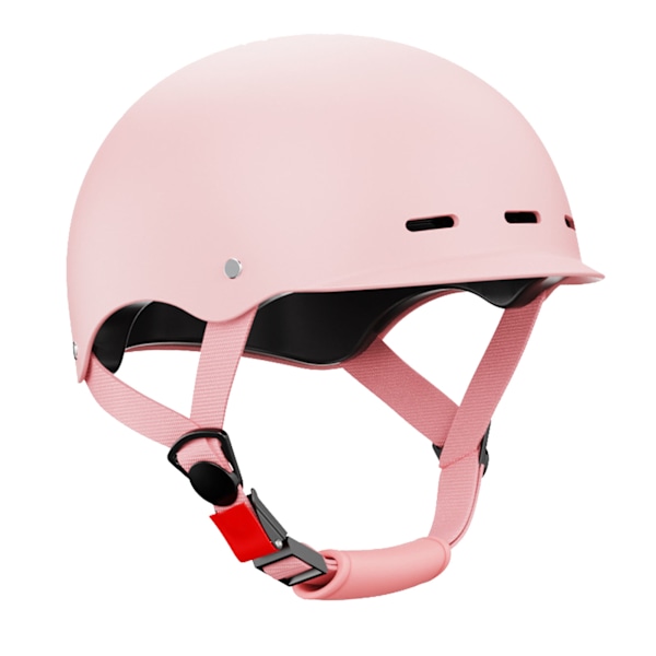 Elcykelhjälm 4 Säsonger Universal Andningsbar Ergonomisk Sommarcykel Säkerhetshjälm för Män Kvinnor Rosa