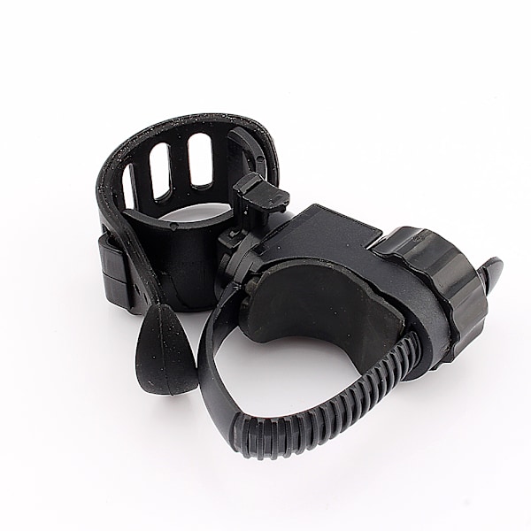 Cykel Lygteholder 360° Rotation Flashlight Torch Mount LED Lys Holder Klemme Clip