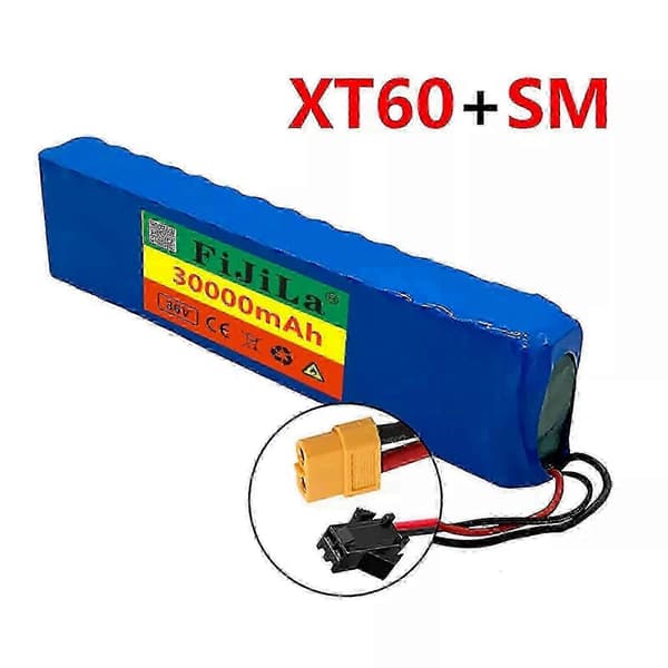 36v 30ah Høyeffekts 10s3p Li-ion Multi Plug Batteripakke 350w 500w Multifunksjon Js2025- XT60-SM