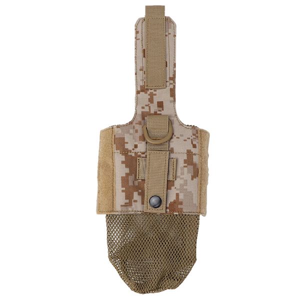 Fällbar Militärvattenflaska i Camouflage för Utomhus, Camping och Vandring (Öken Camouflage)