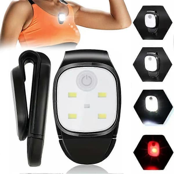 Dimbar sengelampe med klemme. Langvarige oppladbare batterier. Nattlesing i sengen. 2pcs
