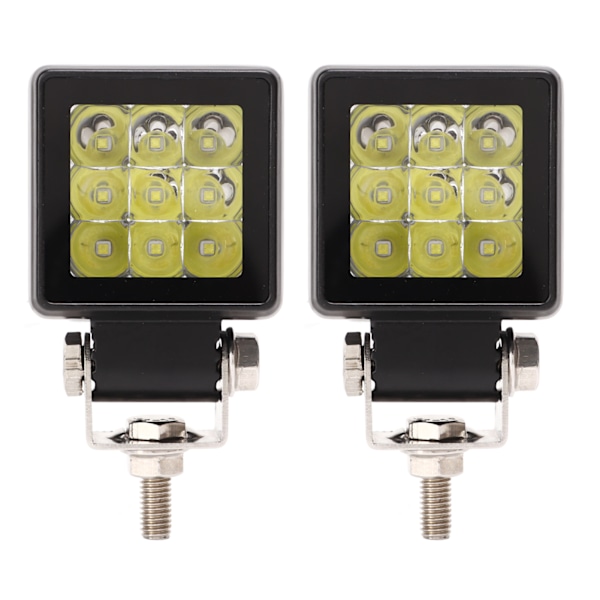 2 tuuman LED-lisävalot 9‑30V 27W Vedenpitävä Superkirkas Off Road -kohdevalo Sumuvalo ATV UTV SUV Kuorma-autolle Valkoinen