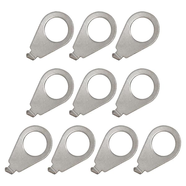 10x Potion Indicator Iron Kompatibel med Musikinstrument Elgitarr LP Gitarr Silver